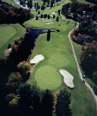 Woodlake CC: Aerial view